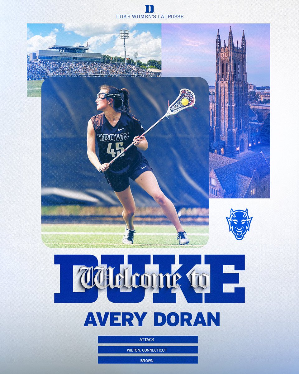 Welcome to Durham! ✍️😈

Avery Doran is officially a Blue Devil!

#GoDuke