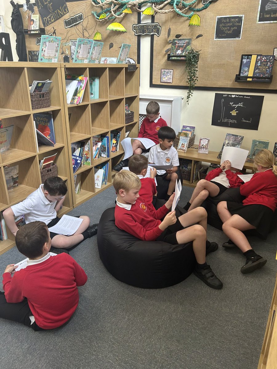Absolutely loved seeing our soon-to-be year 4s enjoying their library book club as part of their transition days! #reading