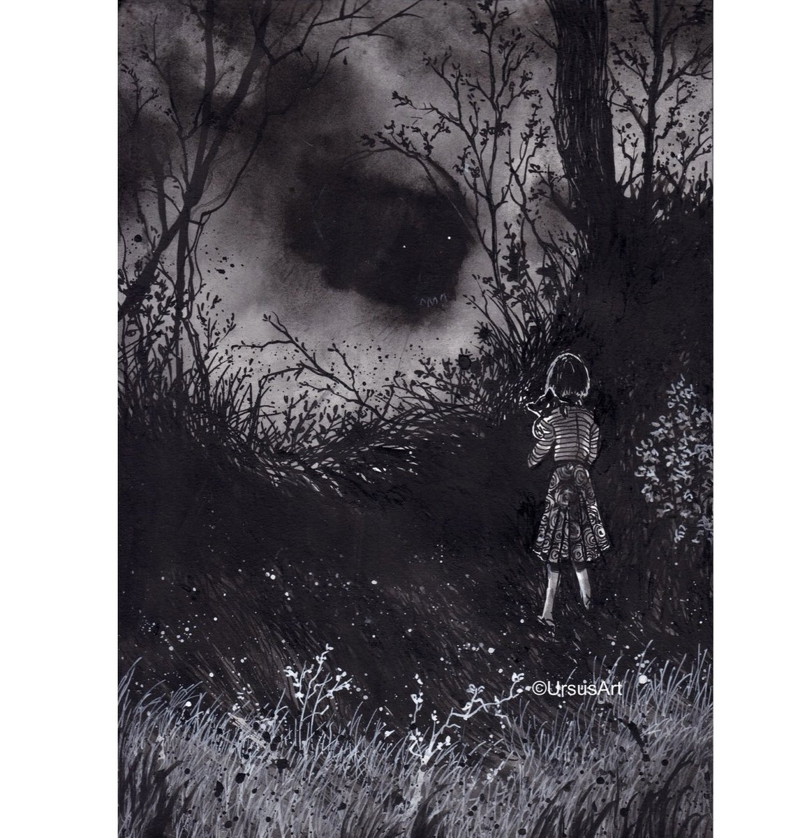 ‘The Encounter’
Ink on paper, A4
Available as original, print or for publishing rights
ursusart.studio