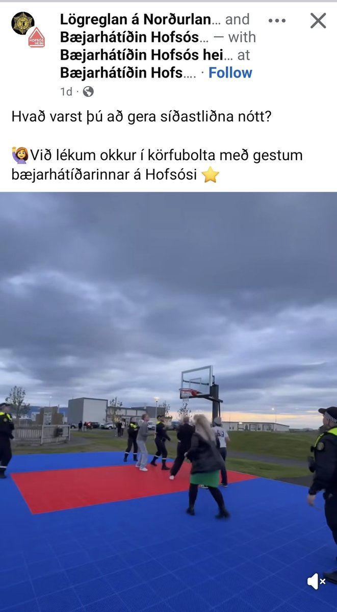 löggan laying bricks, 0-2 í þriggja á 17 sek