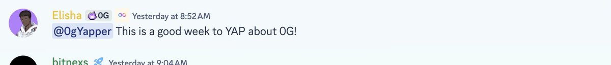 This week is <a href="/0G_labs/">0G Labs (Ø,G) - AI L1</a> Yappers’s week, 

just quote and pin 🤞🏻