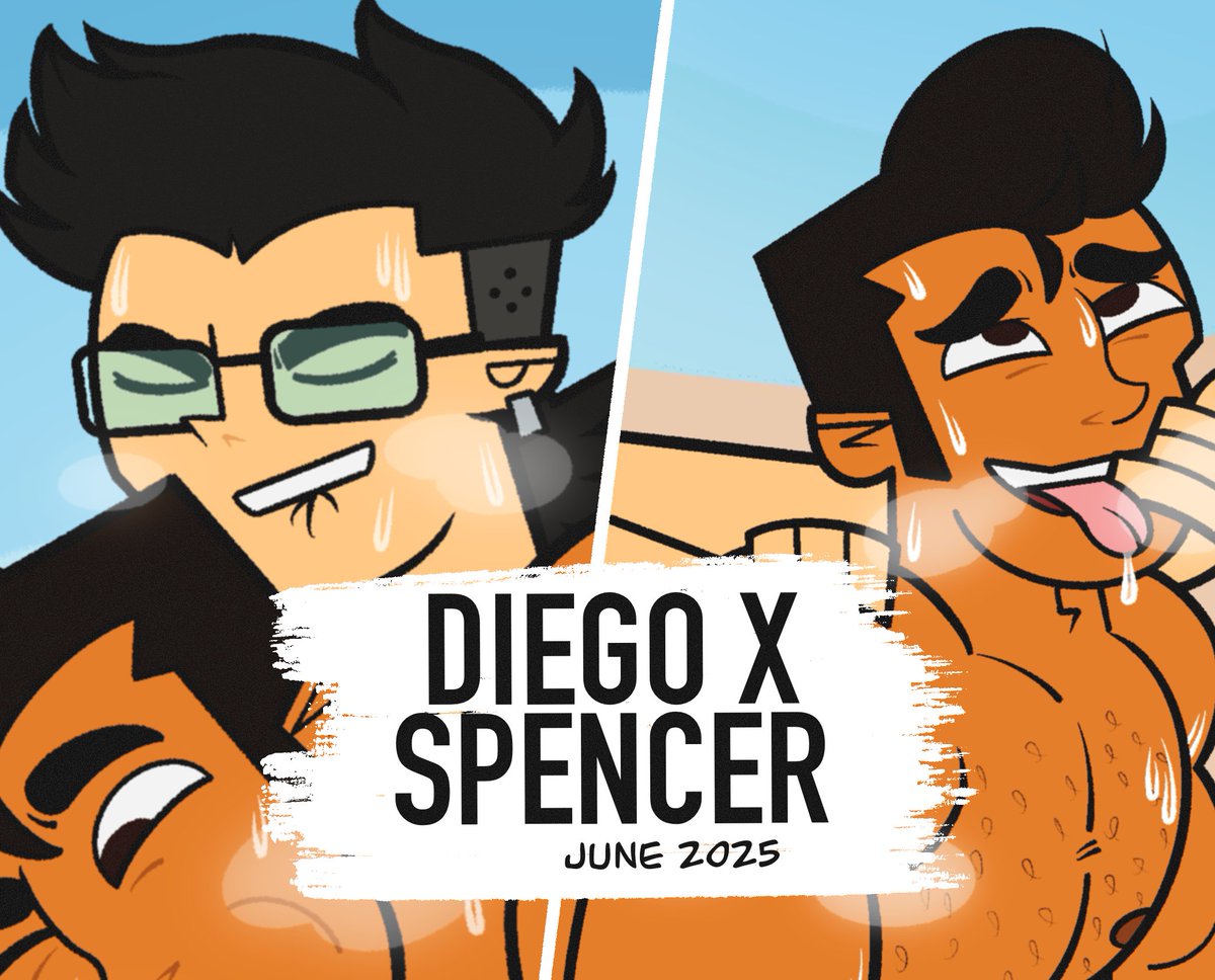 Visit my Pxtrexn to see the new pack of Diego X Spencer! 
This time I inspire in the Spanish accent of Spencer 🥵

#bara #baraart #baraartist #nsfwgay
