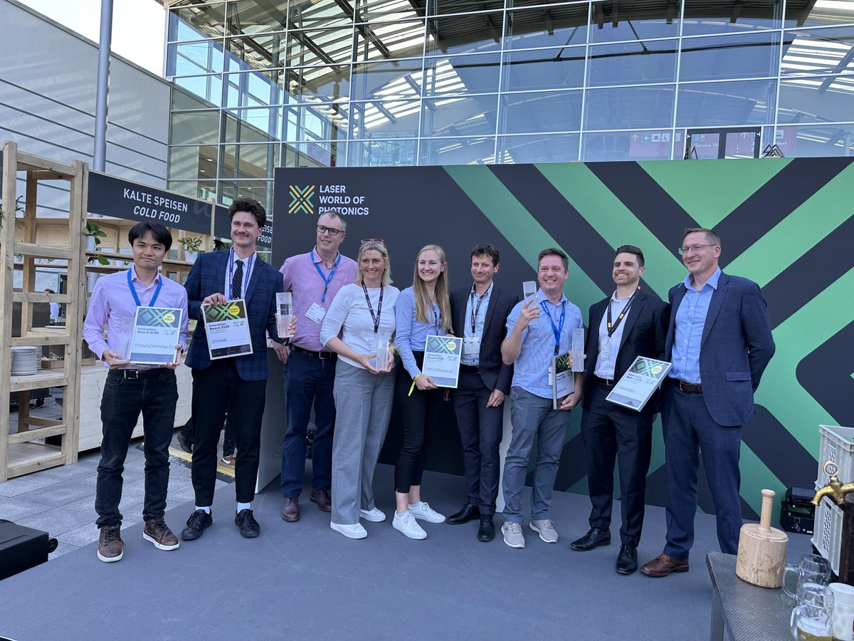 We’re thrilled to share that our PeakPower High LDT Low GDD Ultrafast Mirrors won 1st place in the 2025 #LASERWorldofPHOTONICS Innovation Award! 🏆

👉 Learn more here! ow.ly/B2Rs50WfGIl

#EdmundOptics #LWOP