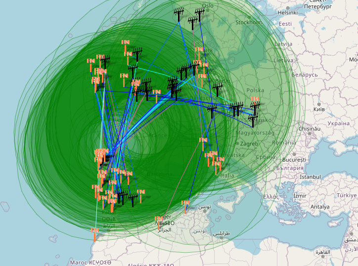 sv1nzx's tweet image. Openings to Caribbean and OY at the moment, including hops to EI/G and W EU working PY. High MUF in the Biscay area also helping #magicband #6m #50MHz #propagation #hamradio #hamr