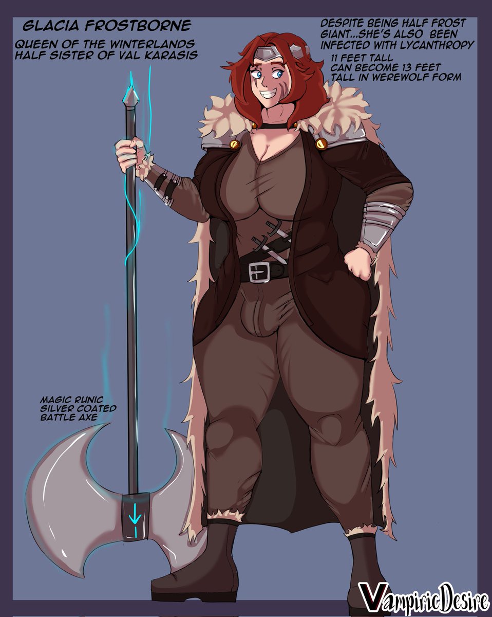 meet Val queen of Maulwater and Glacia queen of the winterlands! They're half sisters :)