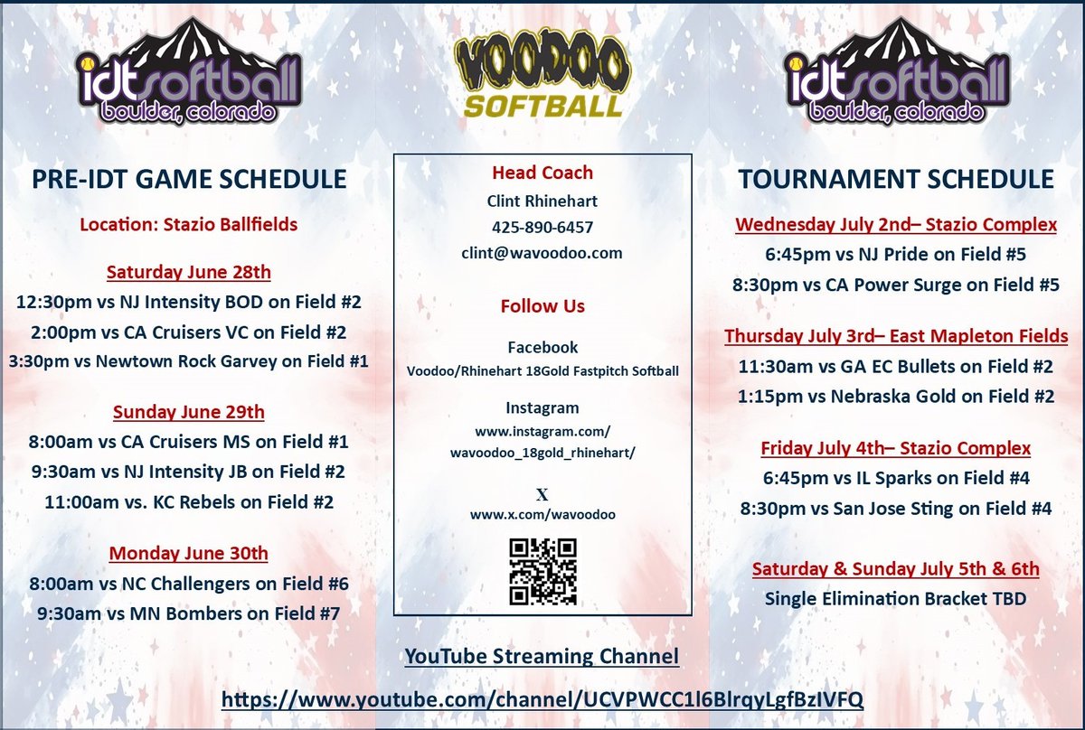 Wavoodoo's tweet photo. Next Stop Boulder Colorado IDT- starting with Pre-IDT games Saturday June 28th. https://t.co/BTa0jQjEf0