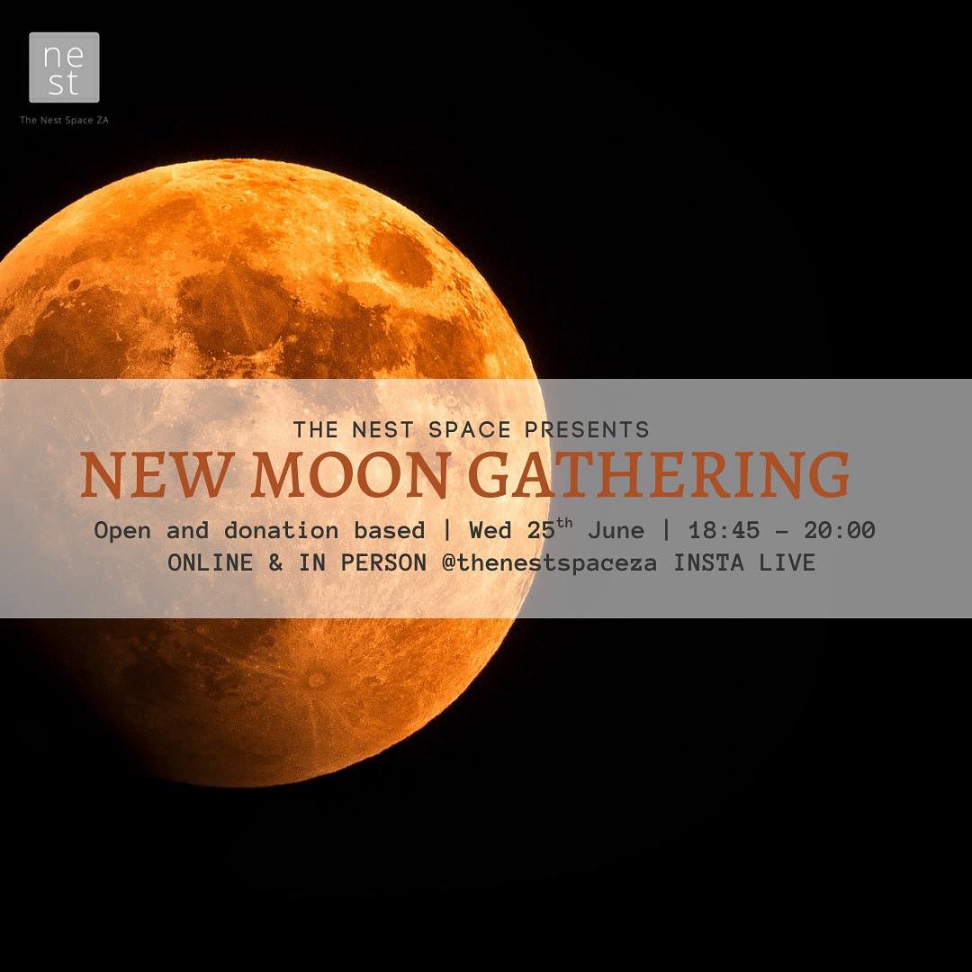 A portal opens under the Cancer New Moon. We gather to remember who we are.

Restorative- Yin inspired movement. Breath like prayer &amp; a Yoga Nidra that feels like home.

Come be held, in community <a href="/thenestspaceza/">The Nest Space</a> 🤍

Tomorrow. 6:45 PM. Jozi. Donation-based. No bookings necessary
