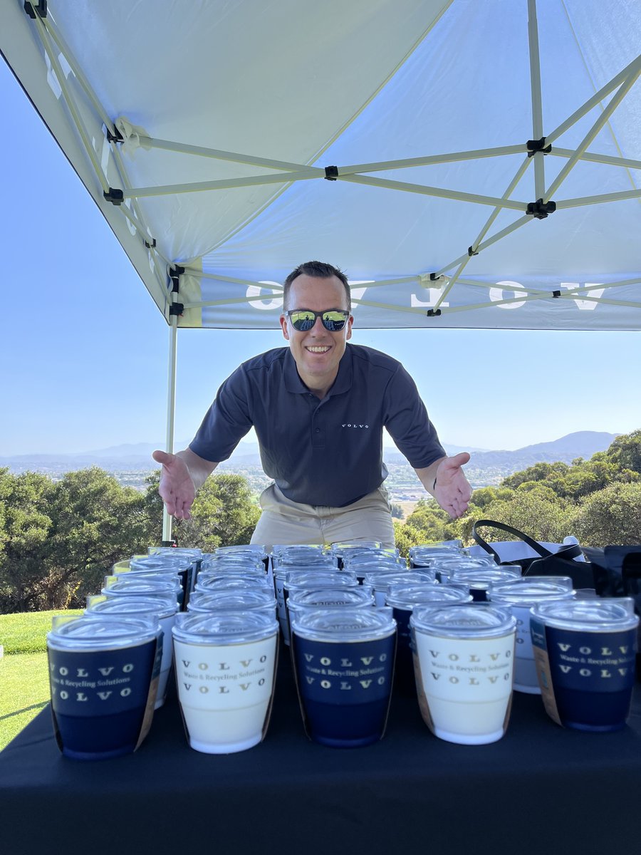 gminvitational's tweet photo. Leave it to our friends at Volvo Construction Equipment to have a super fun booth at this year’s GMI. 

Thank you for sending these images and everyone at GMI is grateful to them for their continued support of the tournament https://t.co/AB5GV6tLXx