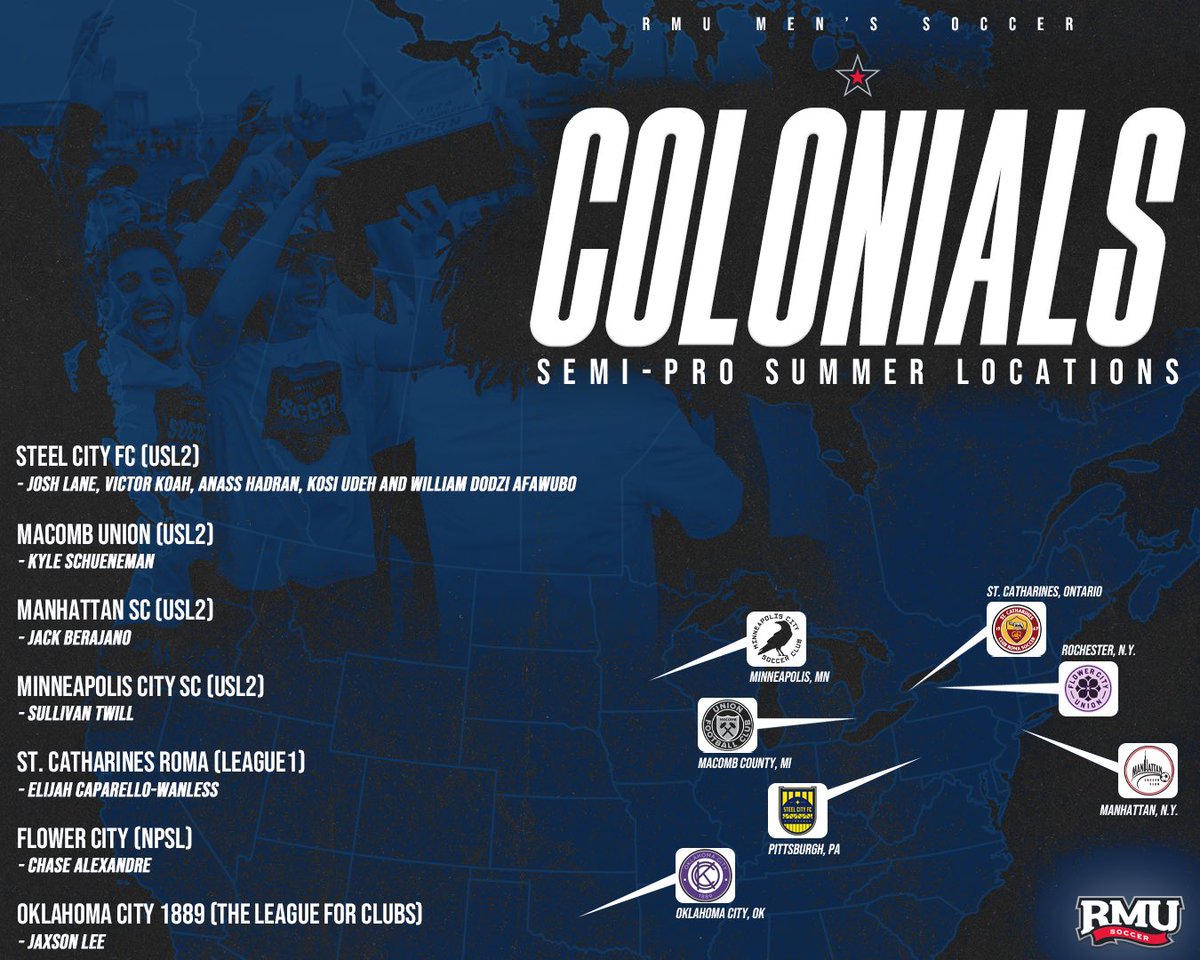 Check out where our guys are playing this summer📍