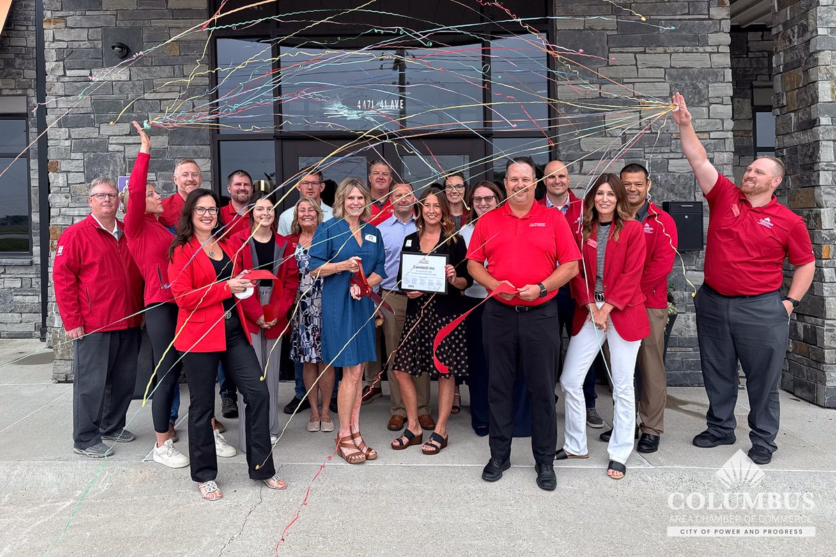 Please join us in welcoming @caretechinc  to Columbus and to the Columbus Area Chamber of Commerce! 💙