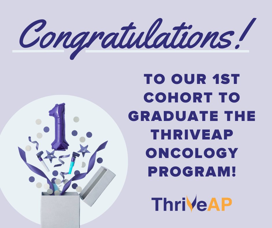 🎉 Congratulations to our very first ThriveAP Oncology Program graduates! 🎓
Your dedication and passion have paved the way for future cohorts. We’re so proud of all you’ve accomplished! 💜🧡 #ThriveAP #Oncology #NPs #APPs #GradSuccess #OncologyCare #AdvancedPractice