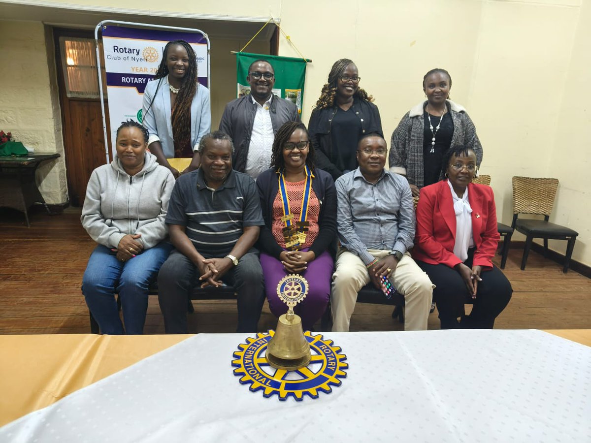 RotaryNgong's tweet photo. Club visit fellowships are always refreshing as seen here when our member Macharia Franjes Gaitho attended the meeting of Rotary Club of Nyeri. Cheers to Rotary world over 
#MagicofRotary #rcnhvibes #trendingnow #trending #viral https://t.co/oHpg8cdBEL