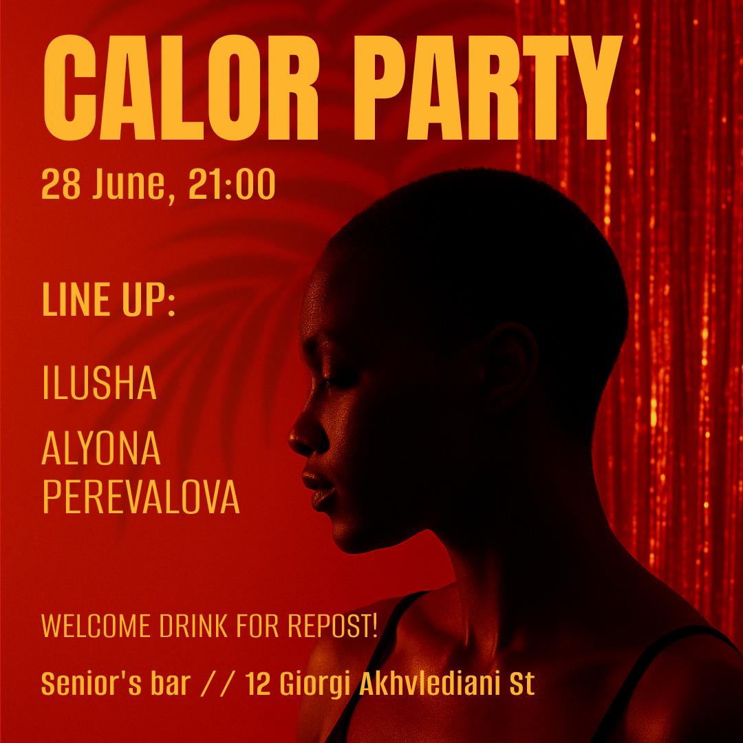 В эту субботу - Calor Party в Senior's 
Приготовили для вас что-то очень крутое! 
Ну, во-первых - calor по-испански значит "жара" 💅
Во-вторых - для любителей халявы у нас бесплатный алкогольный напиток за репост (и вообще любой пост с отметкой нас!)
В-третьих - офигенный DJ-set