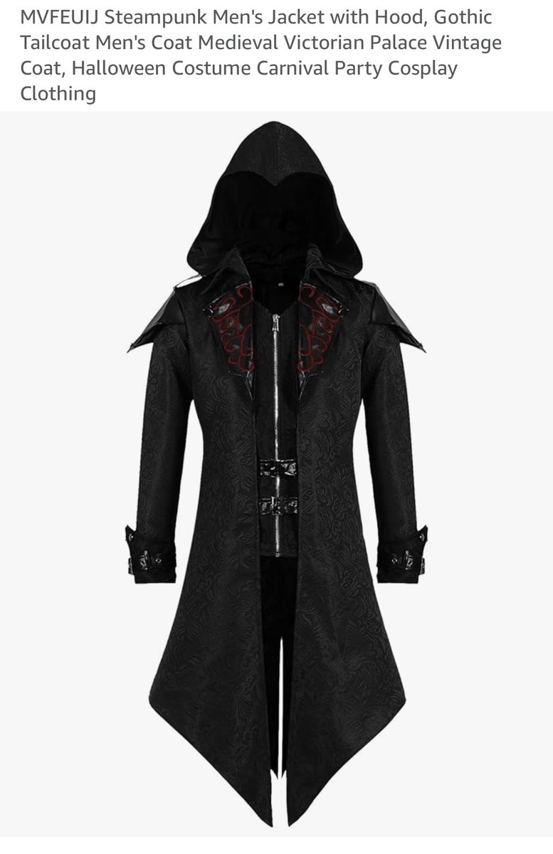 I crave the goth steampunk jacket