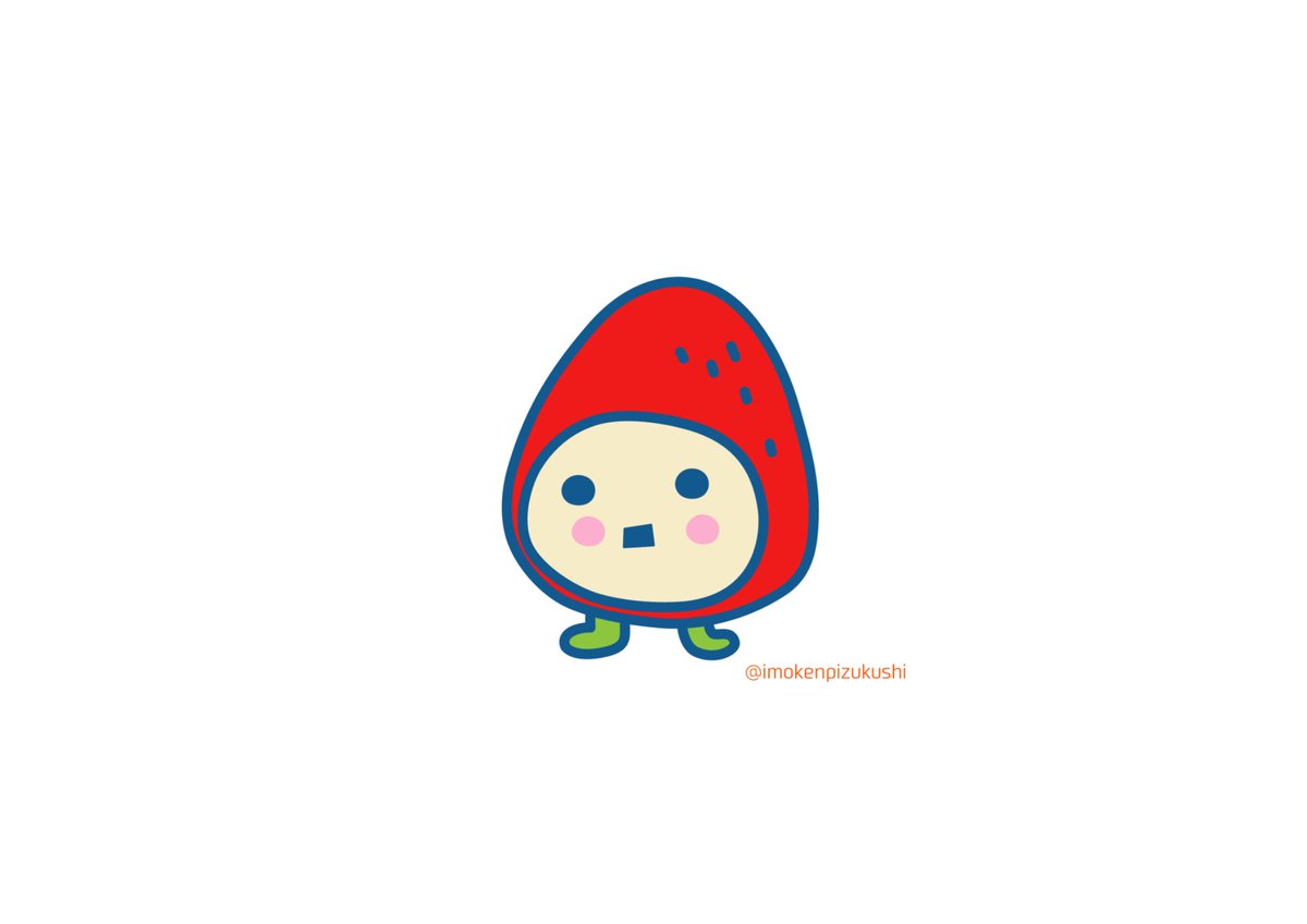 頭のツブツブを数えられるのは、ちょっと…🍓💦

#たまごっち 
#イラレ練習 
#イラスト好きな人と繋がりたい