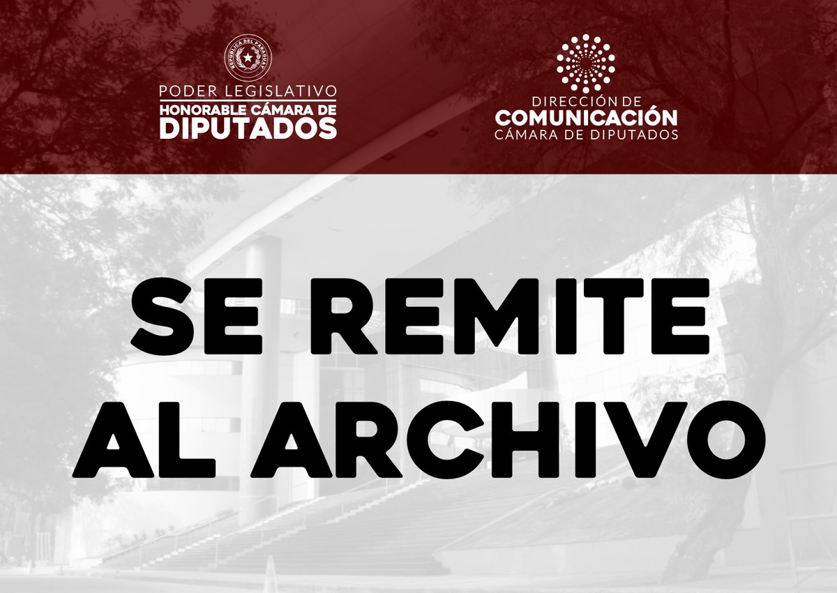 DiputadosPy's tweet photo. #SEACEPTA la objeción del Decreto Nº 3132, “POR EL CUAL SE OBJETA TOTALMENTE EL PROYECTO DE LEY Nº 7400, QUE DECLARA DE INTERÉS SOCIAL Y EXPROPIA A FAVOR DEL INSTITUTO NACIONAL DE DESARROLLO RURAL Y DE LA TIERRA
📌Se remite al archivo.
#SesiónOrdinariaHCD https://t.co/3FoeTITJm8