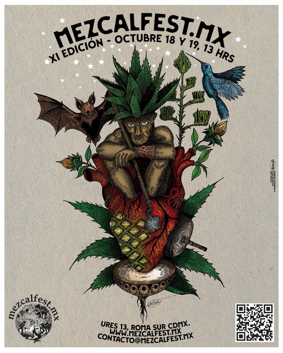 18 y 19 de Octubre 2025
CLUB DE LEONES CDMX
Ures 13, Roma Sur. 

PREVENTA ESPECIAL PASSLINE
$50 incluye vaso para degustación
mezcalfest.mx/index.php/noso… 
DÍA DEL EVENTO: 
$80 incluye vaso para degustación 

#mezcalfest #mezcalfestmx #mezcalfestcdmx #mezcal #destilados