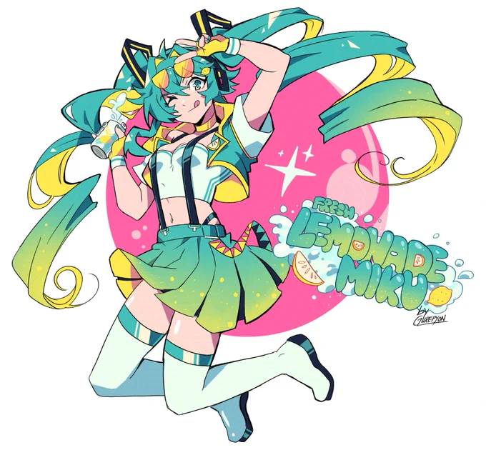 I designed FRESH LEMONADE MIKU!