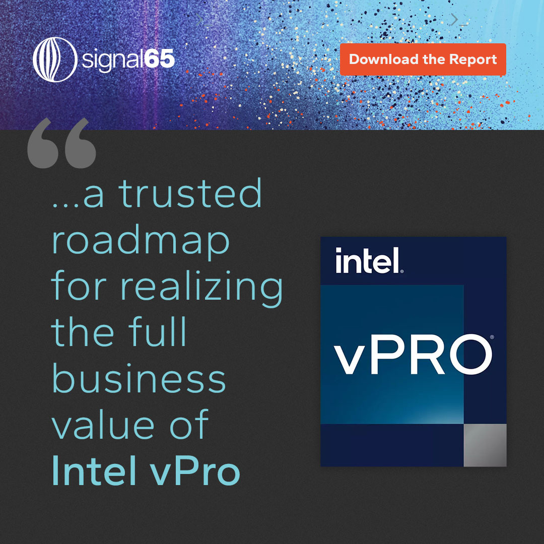 What IT leaders need is a trusted partner for commercial system deployment AND educational content that can ensure they are taking full advantage of the manageability and security features. The @Intel vPro team has you covered on both!

Full report: signal65.com/research/unloc…