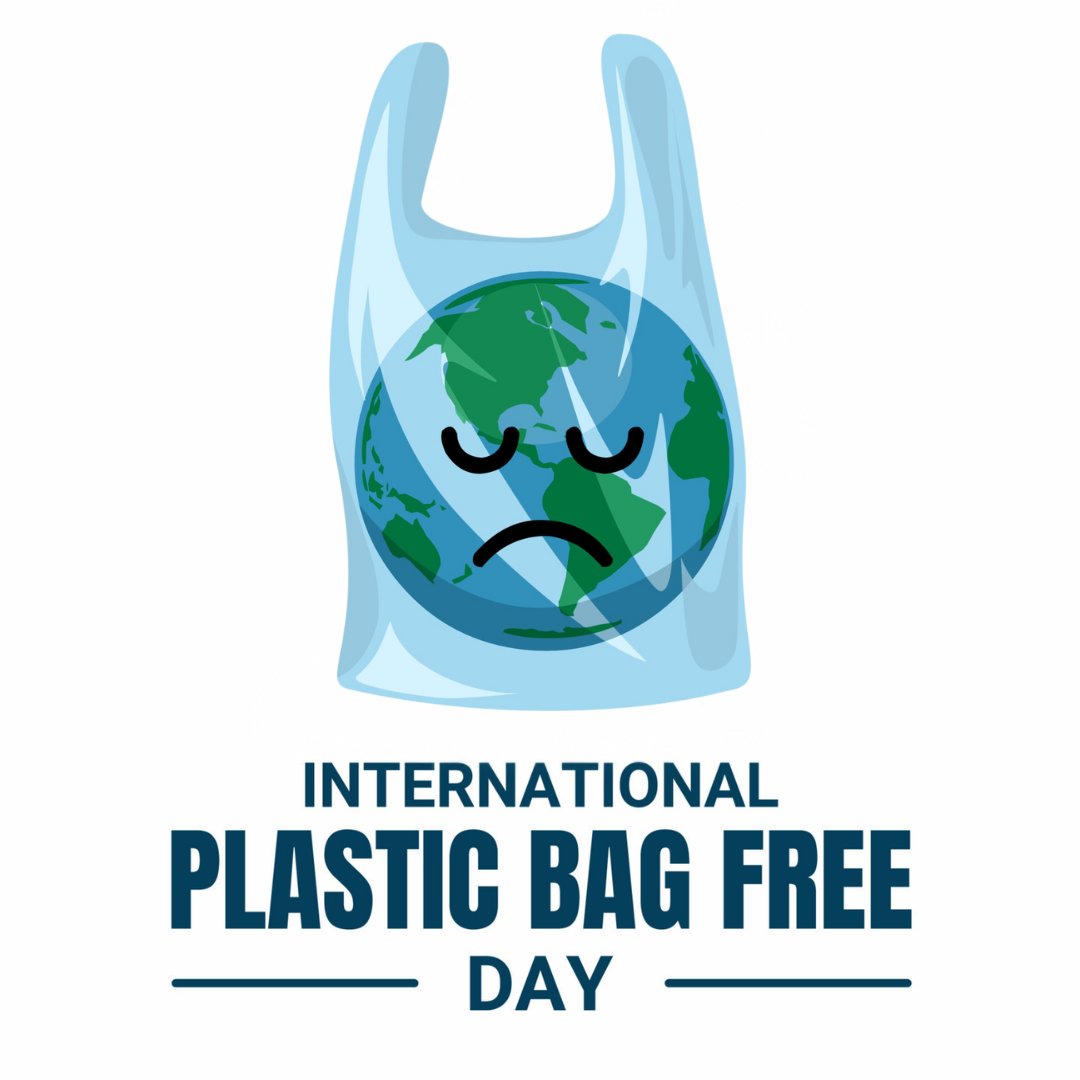 🌍 July 3 is International Plastic Bag Free Day! Say no to single-use plastic and choose reusable alternatives. 💚 #PlasticBagFreeDay #EcoFriendly #ProtectWhatMatters
