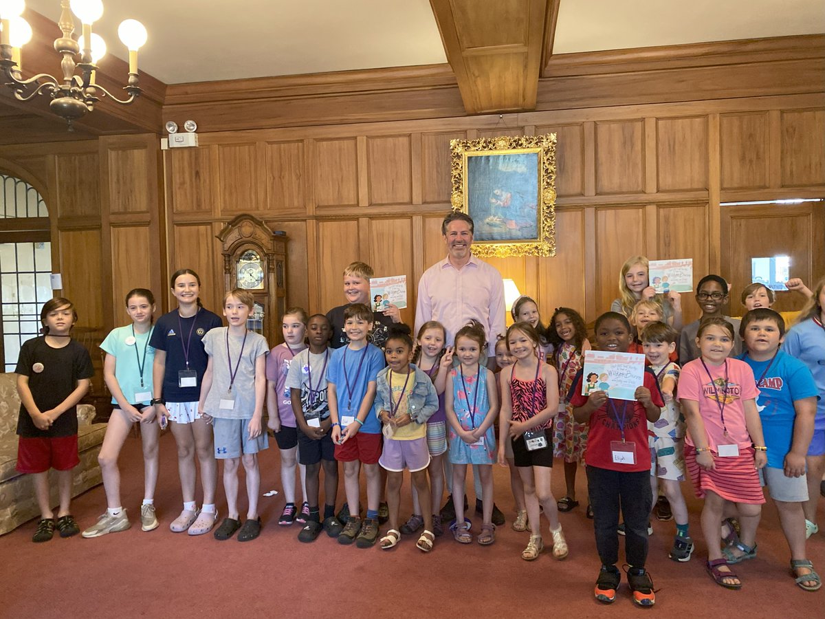 TonyBrooksWB's tweet photo. Thank you to the Summer 2025 Peace Camp at Gather Community Space at First  Presbyterian Church for the opportunity to read "Get Set, Get Ready: a  tour of Wilkes-Barre with Tony and Debi" and give the book away for FREE. The children learned about the history of Wilkes-Barre. https://t.co/65ADtcI2MR