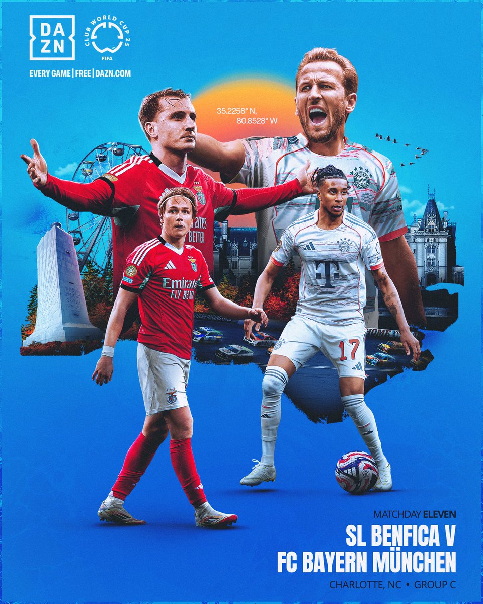 💥 ¡Arrancó en Charlotte!
🇵🇹 Benfica - Bayern 🇩🇪
🏆 Grupo C #MundialDeClubes 
#BenficaBayern
📻 COPE+ | Cope.es | APP

🎙️ <a href="/Iavilescasco/">Isaac Avilés</a> 

✈️ <a href="/millangenzor/">Luis Millán Genzor</a> 
 📡 <a href="/guilleuzquiano/">Guille Uzquiano</a> 
🎯 <a href="/MorientesNo9/">Fernando Morientes</a>