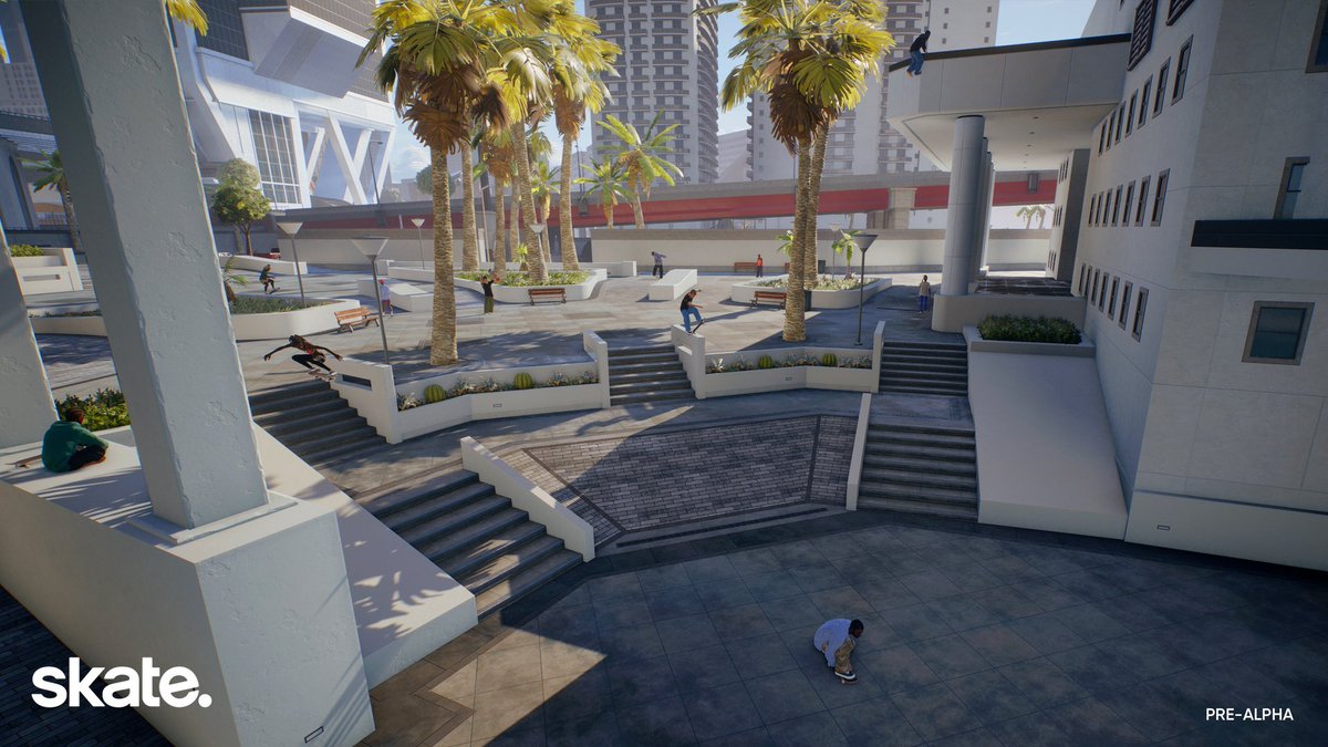 The Pivot building in Hedgemont has been a hot spot for skaters in San Van during the playtest. Sign up to be a skate. Insider before June 27th 2025 to get an opportunity to come skate it with us in the playtest!