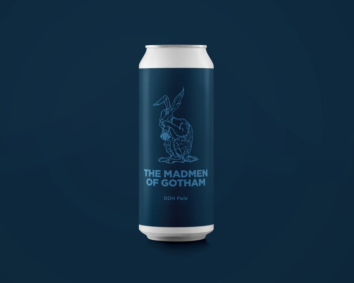 THE MADMEN OF GOTHAM

DDH Pale, 5.3%

‘Gotham’ has become a byword for ‘mad’ or ‘eccentric’ behaviour. This is a DDH Pale with Cryo Mosaic, Mosaic HyperBoost, Mosaic, Idaho 7 &amp; Citra.

Live Weds 25/6, 2pm.

Sign up to our mailer for all three new releases  t.ly/lBN9z