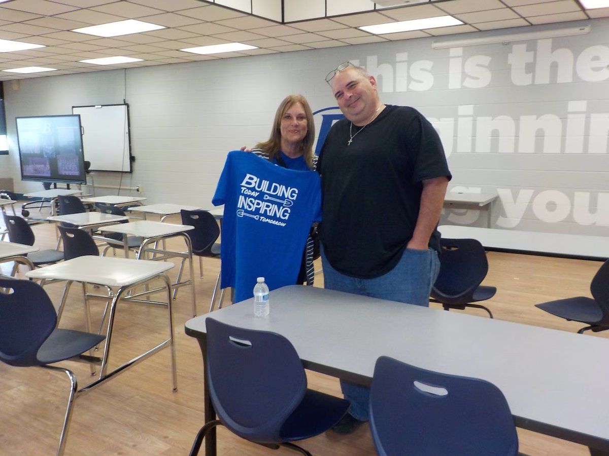The Class of 1985 returned to BHS for a tour as part of their class reunion and got a peek at the walls of the new high school being constructed outside the East doors.   For more details, check out Sam Boyer’s column at @ClevelandDotCom. 

cleveland.com/community/2025…