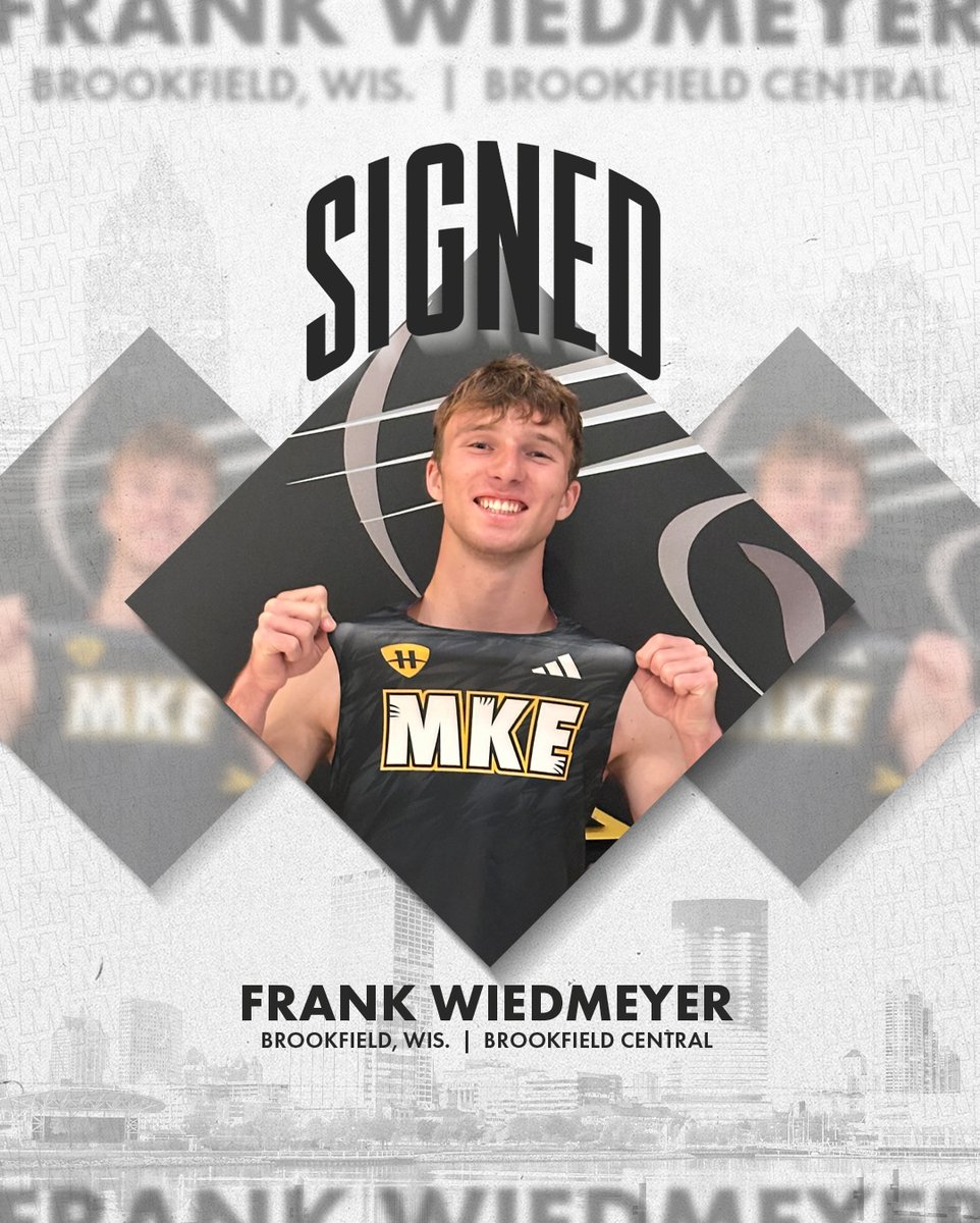 MKE_XCTF's tweet image. 𝗦𝗜𝗚𝗡𝗘𝗗 🔏
Joining Milwaukee this Fall, welcome Frank Wiedmeyer! 🐾
#ForTheMKE | #SigningDay