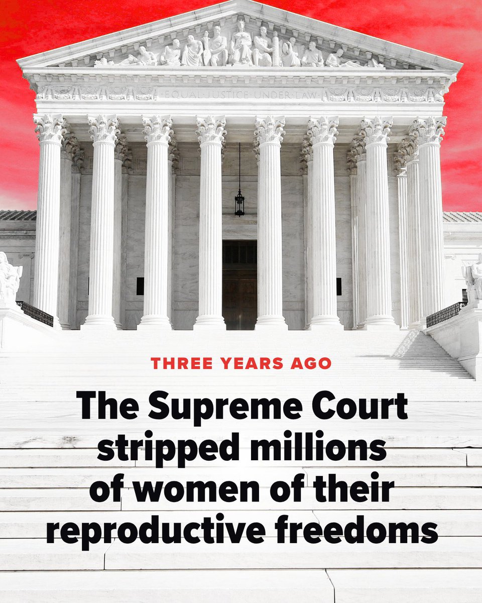 LindaBRosenthal's tweet image. With the fall of #RoeVWade three yrs ago today, millions of women across the country have been stripped of their most fundamental rights.
The #GOP’s war on women is far from over, which is why we must vigorously safeguard access to abortion rights in #NYS.