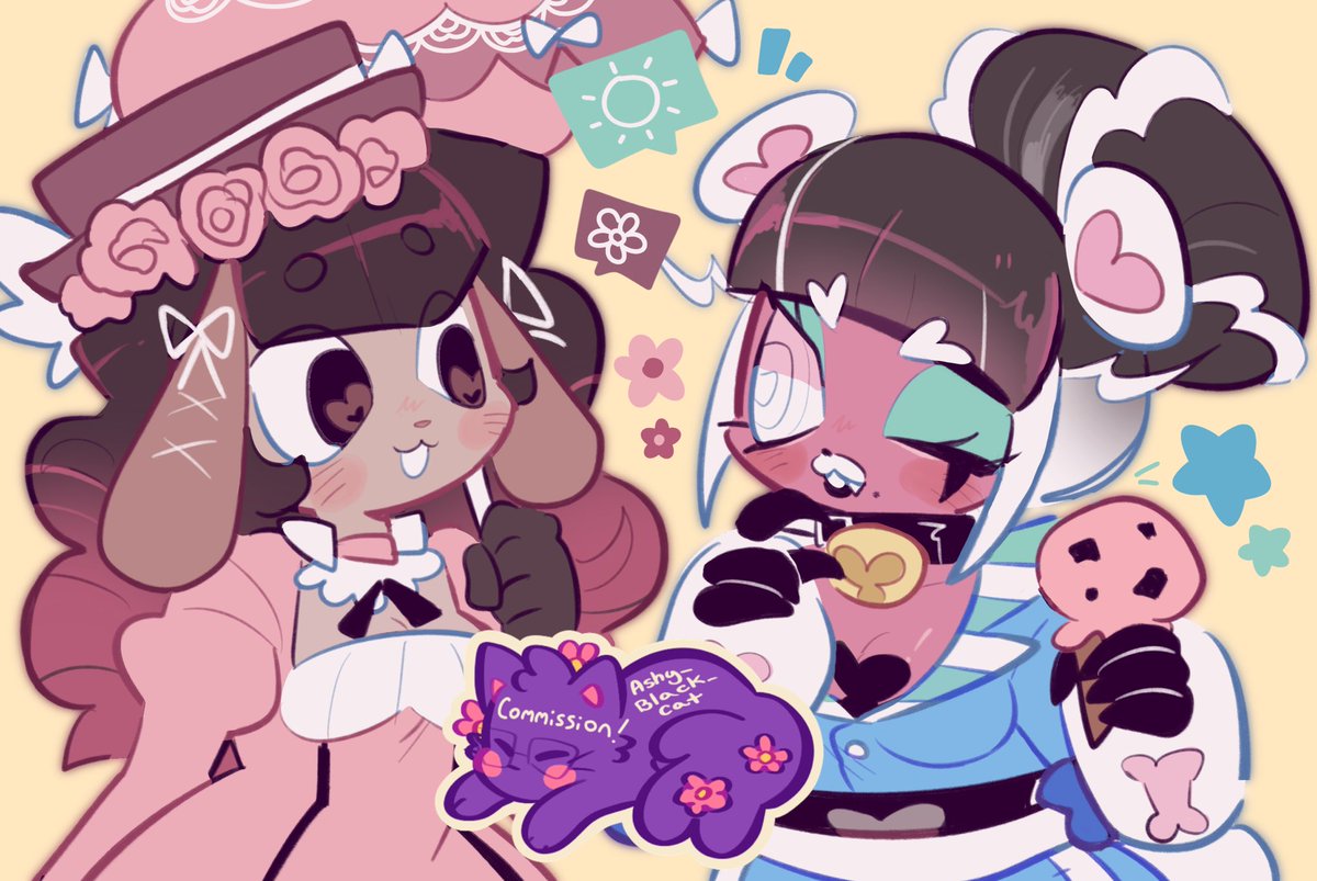 ashy_black_cat's tweet image. Some of my fav comms I’ve done this past month ^_^