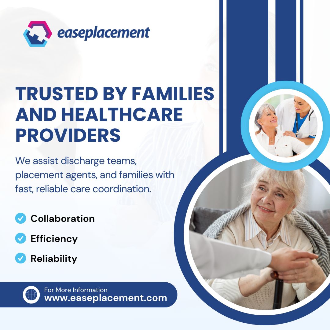 EasePlacement's tweet photo. From bedside to long-term care, EasePlacement bridges the gap—helping families and professionals make confident, timely decisions.
🏥 Hospital-ready
🤝 Family-trusted
#EasePlacement #CareCoordination #TrustedSupport https://t.co/Jsq8jSBmab