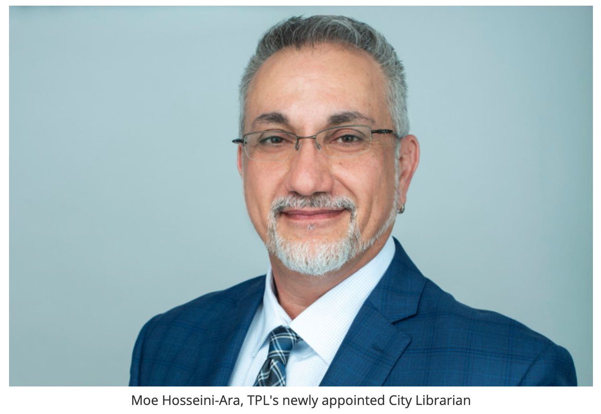 LJ's infoDOCKET (@infodocket) on Twitter photo Toronto Public Library Board Appoints Moe Hosseini-Ara as New City Librarian torontopubliclibrary.typepad.com/news_releases/… #libraries #librarians #publiclibraries <a href="/torontolibrary/">Toronto Public Library</a> Toronto Public Library Board Appoints Moe Hosseini-Ara as New City Librarian torontopubliclibrary.typepad.com/news_releases/… #libraries #librarians #publiclibraries <a href="/torontolibrary/">Toronto Public Library</a>