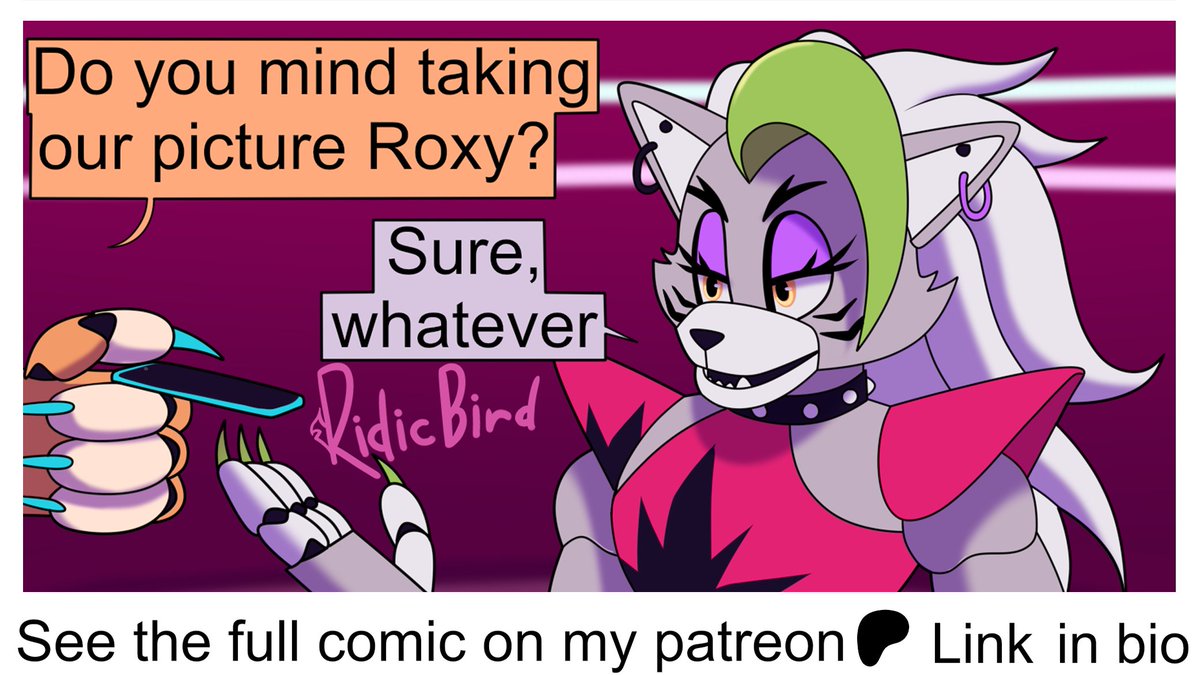 Exclusive FNAF Comic: Roxy the Master Photographer
