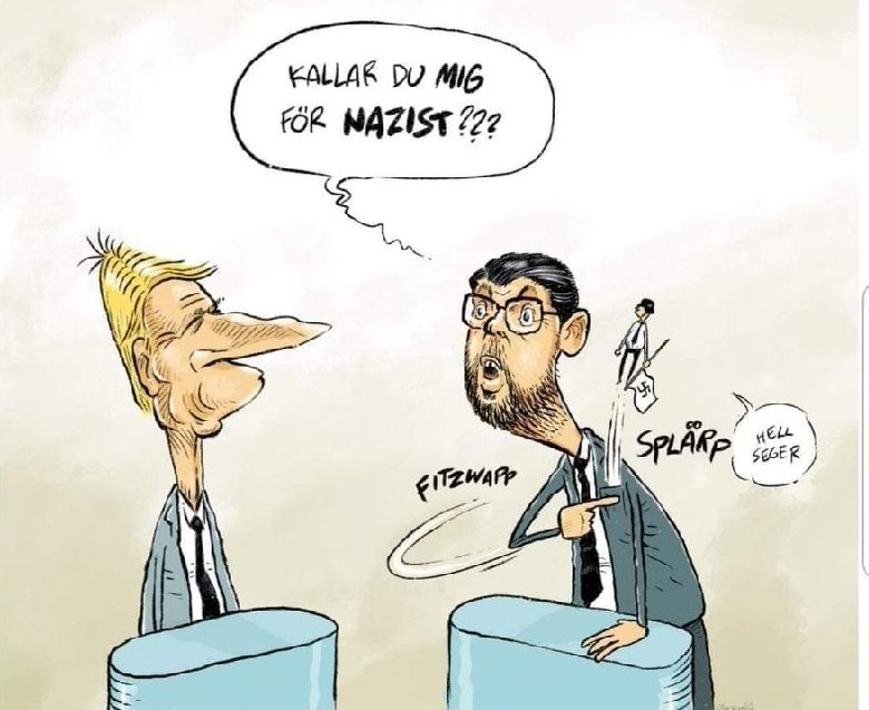 Nu har han erkänt. Han är en nyssnazist.