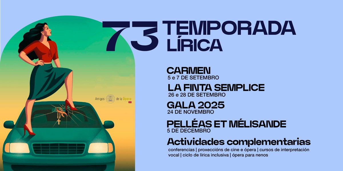 ¡La mejor Programación Lírica de A Coruña 2025 está a la vuelta de la esquina! 🥳

Consigue tus entradas! 
👉🏼 entradas.ataquilla.com/es/ventaentrad…