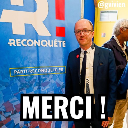 🇫🇷🌿 Vivien ✝️ (@vivieng_r141) on Twitter photo 🇫🇷 Je viens d’être élu au conseil national de notre parti <a href="/Reconquete_off/">RECONQUÊTE !</a>. Un immense merci à vous, qui avez voté pour moi. Votre confiance m’honore et m’oblige.
Soyez assurés de ma détermination sans faille à porter votre voix, celle d’une France souveraine et fière, auprès de 🇫🇷 Je viens d’être élu au conseil national de notre parti <a href="/Reconquete_off/">RECONQUÊTE !</a>. Un immense merci à vous, qui avez voté pour moi. Votre confiance m’honore et m’oblige.
Soyez assurés de ma détermination sans faille à porter votre voix, celle d’une France souveraine et fière, auprès de