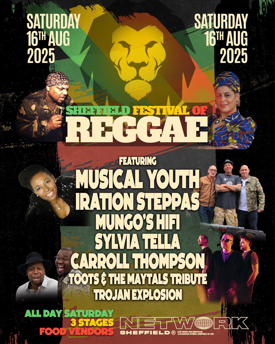 Sheffield Festival Of Reggae - Get Your Tickets #Reggae #Music #Sheffield #Yorkshire