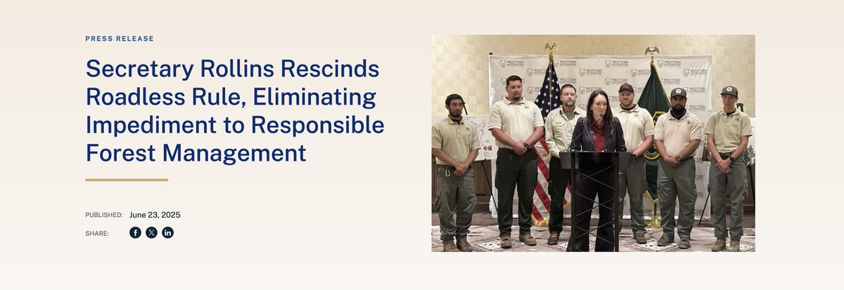 mschultz_12's tweet image. A big win for Utah! For years, federal restrictions have tied our hands by blocking access to millions of acres of forest and preventing the kind of active management we know works. The change will give us the ability to clear hazardous fuels, improve access for firefighters, and…