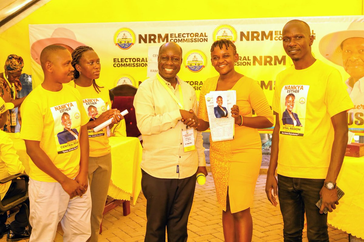 Nankya Esther😍 (@esthernankya256) on Twitter photo Duly Nominated! Ready to serve the youth of Central region /Buganda as Member of Parliament. On the road to victory.
So Help me God.
#NankyaWaffe
#EnkolaEkyukemu
<a href="/NRMOnline/">NRM Party</a> <a href="/NrmYouthleague/">NRM Youth League</a> <a href="/BalaamBarugahar/">Barugahara Balaam Ateenyi.</a> <a href="/KagutaMuseveni/">Yoweri K Museveni</a> <a href="/NYCofUganda/">National Youth Council Uganda</a> <a href="/Bagandatweepsss/">BAGANDA ON ŤWÌTTER</a> <a href="/Buganda_Youths/">Ministry of Youths, Sports & Arts _Buganda</a> Duly Nominated! Ready to serve the youth of Central region /Buganda as Member of Parliament. On the road to victory.
So Help me God.
#NankyaWaffe
#EnkolaEkyukemu
<a href="/NRMOnline/">NRM Party</a> <a href="/NrmYouthleague/">NRM Youth League</a> <a href="/BalaamBarugahar/">Barugahara Balaam Ateenyi.</a> <a href="/KagutaMuseveni/">Yoweri K Museveni</a> <a href="/NYCofUganda/">National Youth Council Uganda</a> <a href="/Bagandatweepsss/">BAGANDA ON ŤWÌTTER</a> <a href="/Buganda_Youths/">Ministry of Youths, Sports & Arts _Buganda</a>
