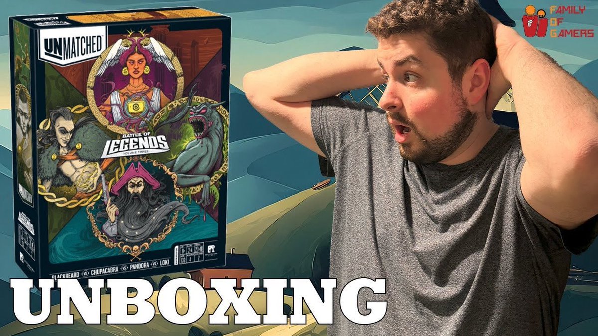 Coach 🇺🇦 (@fog777coach) on Twitter photo Unmatched Battle of Legends VOL 3 Unboxing <a href="/RestorationGame/">Restoration Games</a> #unmatched #unmatchedgame #boardgame
youtu.be/MKIxT5cdJ5I Unmatched Battle of Legends VOL 3 Unboxing <a href="/RestorationGame/">Restoration Games</a> #unmatched #unmatchedgame #boardgame
youtu.be/MKIxT5cdJ5I