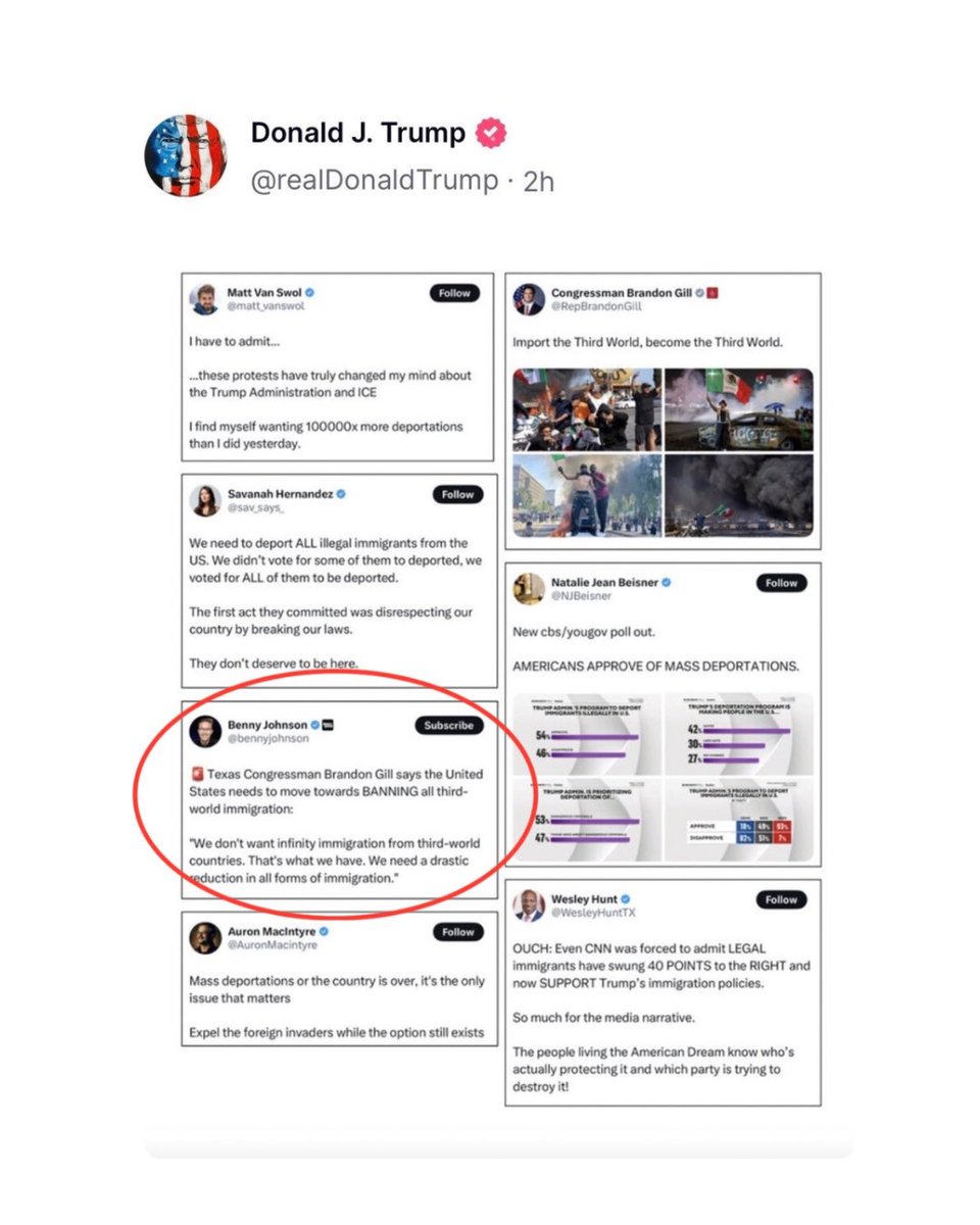 bennyjohnson's tweet photo. Thank you President Trump for the feature 👊🏻🇺🇸 https://t.co/Y4b07dkoBz