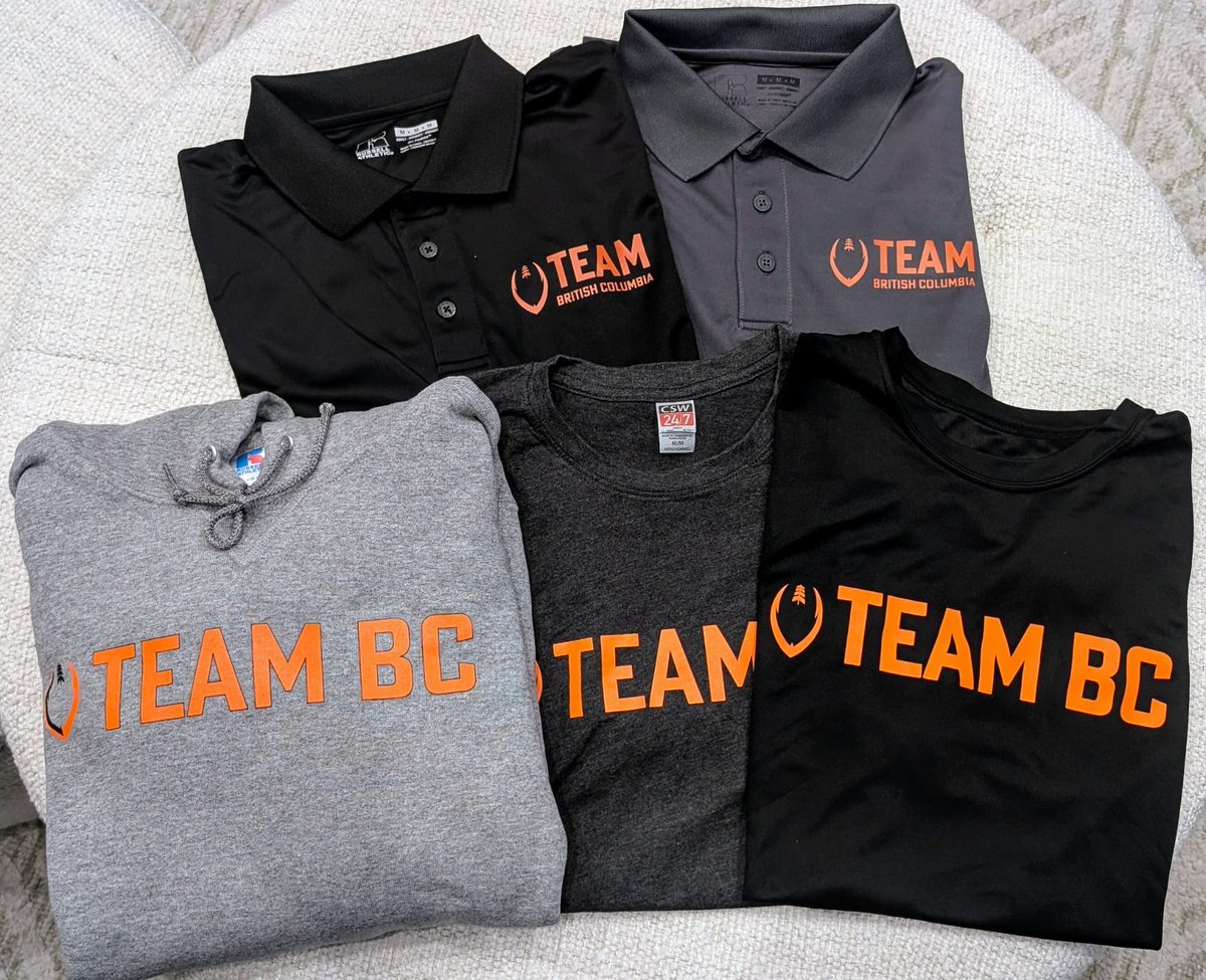 Check out our Team BC swag! The teams are going to look great!
Thank you to Sublimation Squad, ONETeam
