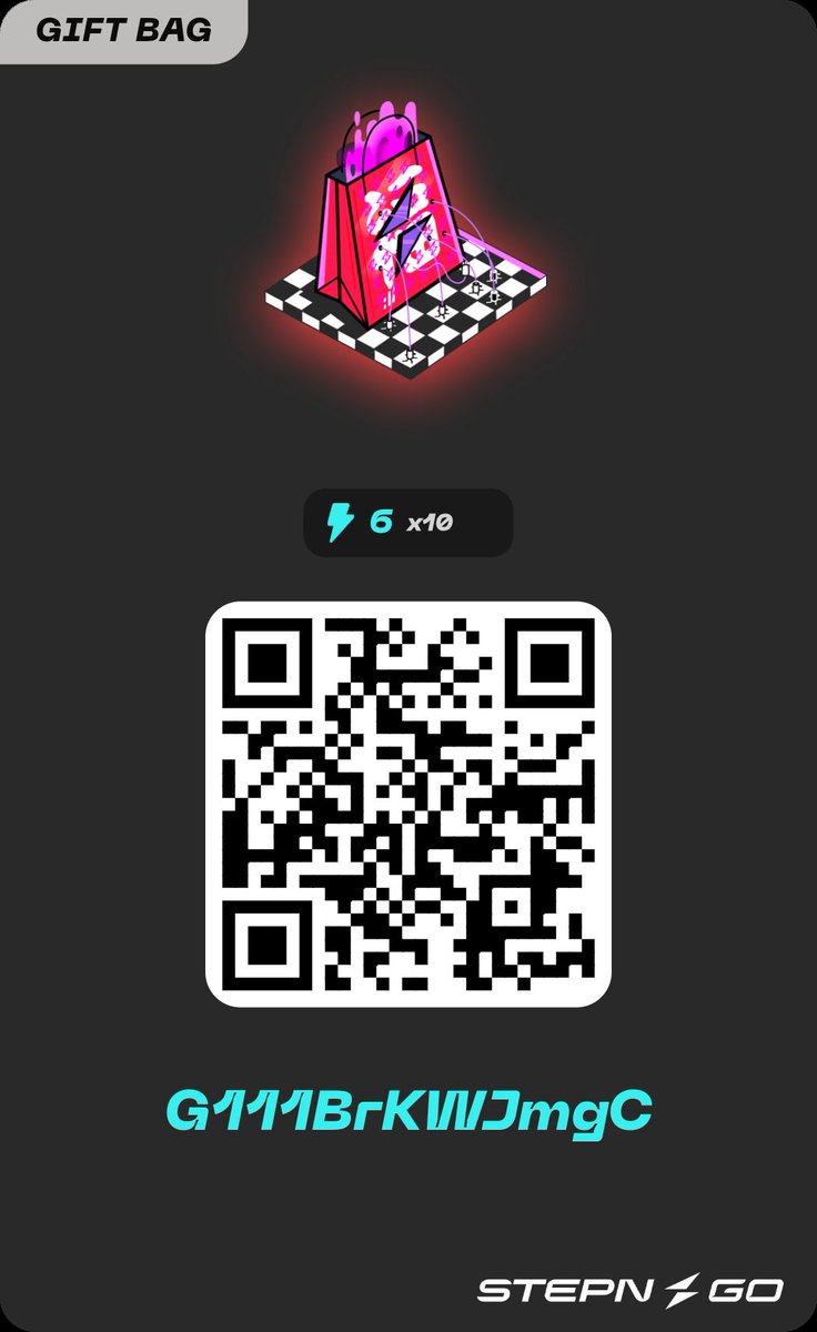 Argh24's tweet image. #GiftBagCode #Stepn #STEPNGO #stepnactivationcode #stepngiftbagcode #mooar
#GG 

Gift bag code : G111BrKWJmgC

@Stepnofficial
@fslweb3
@mooarofficial

#haus #stepngohaus