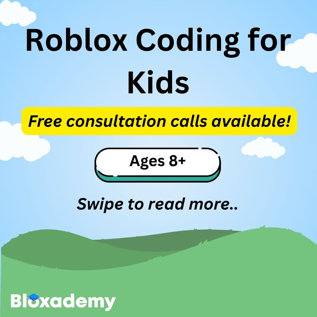 LearnBloxademy's tweet image. 🎓 Try Bloxademy - Free Consultation Call Available!

Curious about Roblox Coding, but not sure where to start?
At Bloxademy, we offer free consultation calls to help you or your child explore how we can help.

💬 Ask questions, see how lessons work.