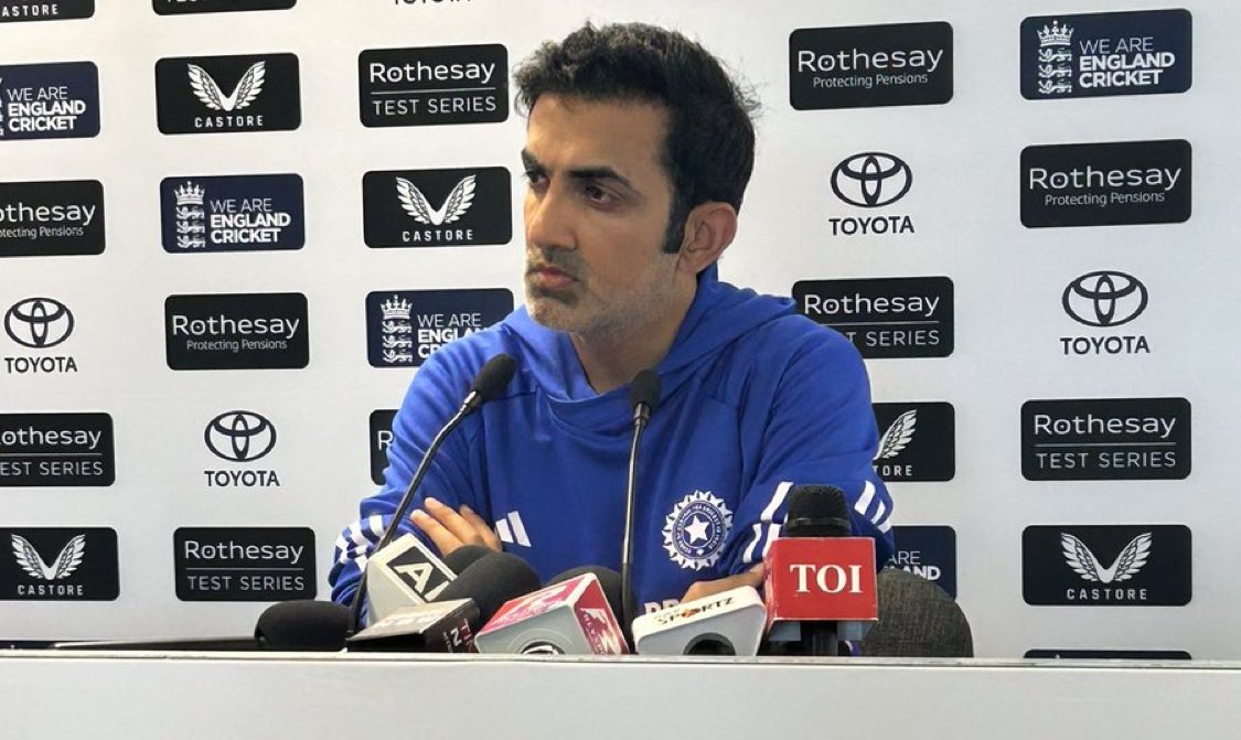 Gautam Gambhir said, “Batting was disappointing. Had we scored over 600 in the first innings, we could have completely dominated the game.” - TOI