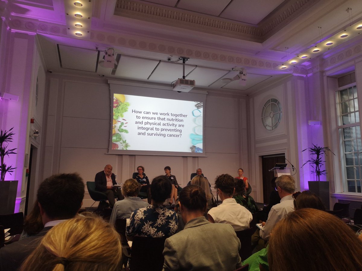 Great to hear such enthusiasm for embedding nutrition &amp; physical activity support that's grounded in robust science into both cancer prevention &amp; care #PreventAndThrive #CombattingMisinformation #ChallengeTrial #NutritionIsAScience #RNutr #RD #ANutr #Oncology #Prevention <a href="/AfN_UK_/">AfN</a>