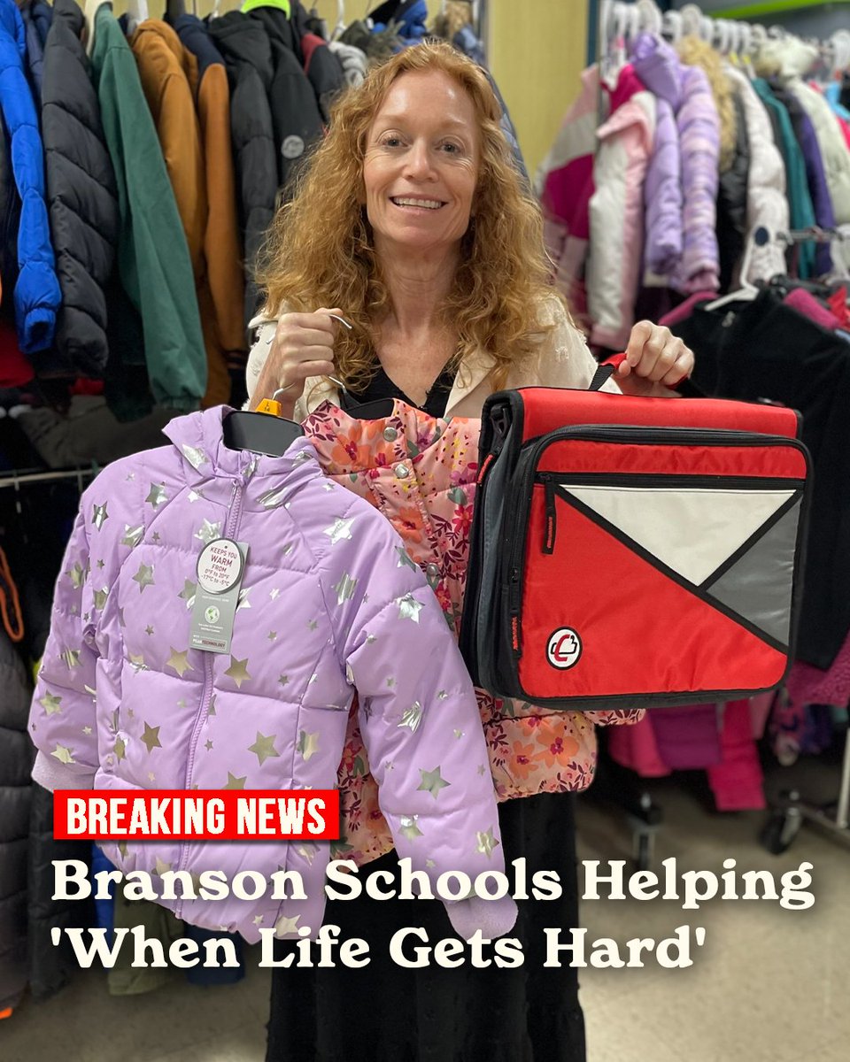SDCAttractions's tweet image. The Silver Dollar City Foundation is busy helping schools meet the needs of area students. 
Full Story: ozarkly.com/stories/branso…
