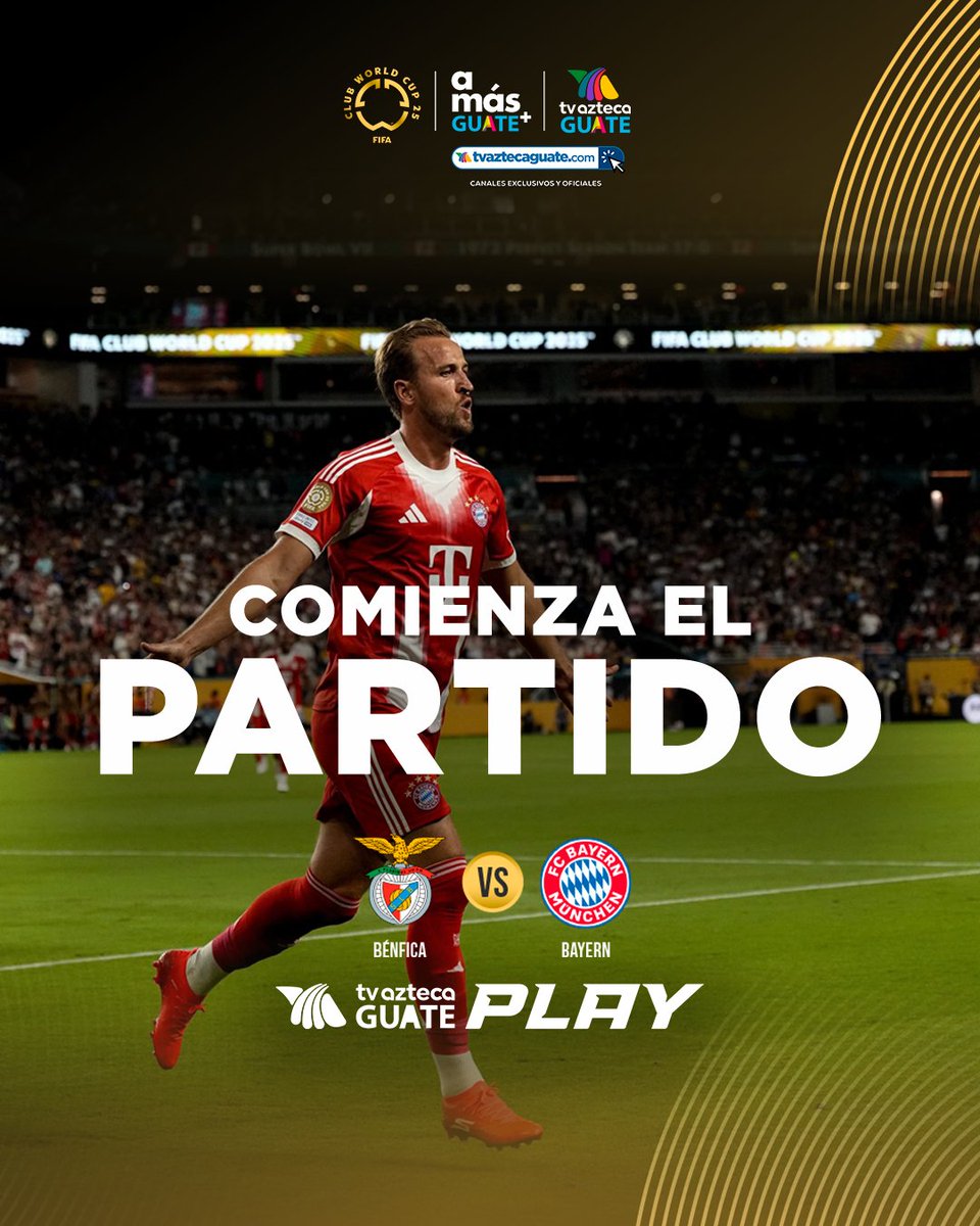 🔥 ¡Comienza el partidazo!
Benfica 🆚 Bayern Múnich ya se juega en la pantalla de TV Azteca Guate.
📺 Sintoniza ahora y no te pierdas ni un segundo de esta batalla futbolera.
#CopaMundialDeClubes
#MundialDeClubes2025PorTvAztecaGuate #TvAztecaGuate #ElMejorCanal #LaCasaDelFut
